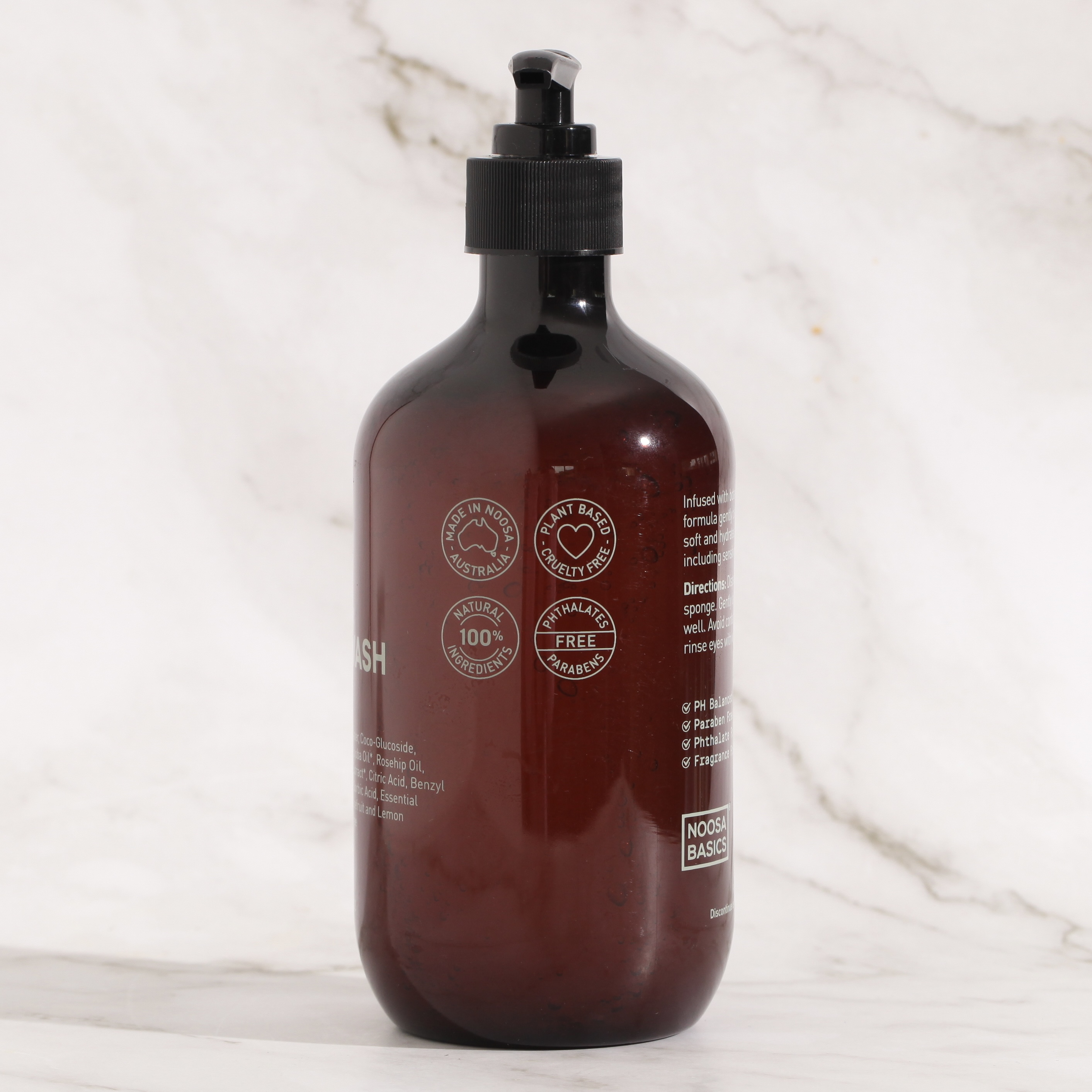 Body & hand wash, Lemon Myrtle - Noosa Basics